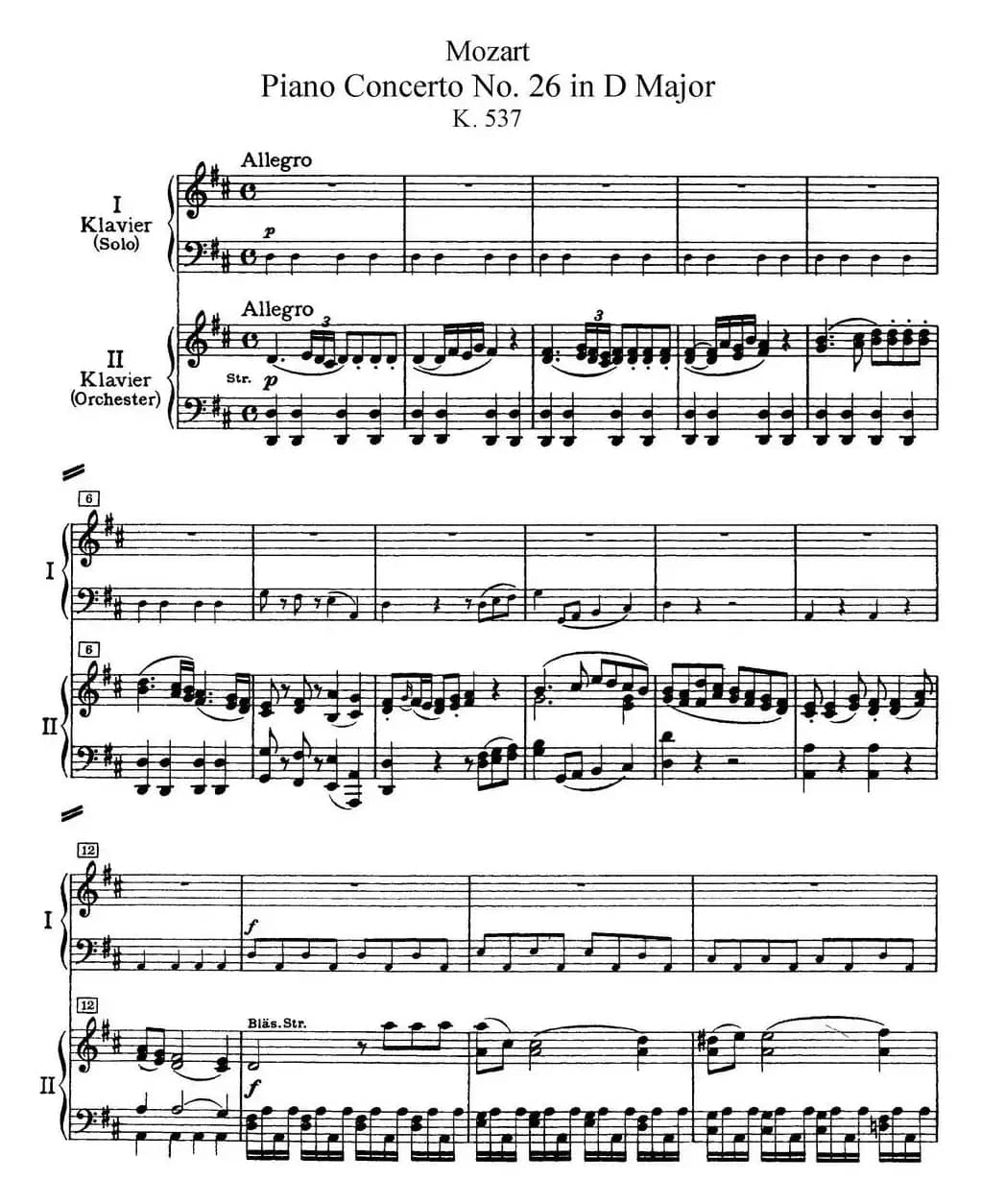 二十八部钢琴协奏曲 No.26（P1-15）