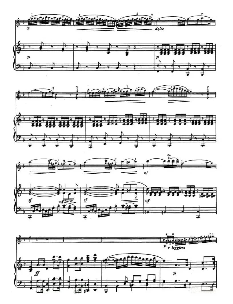 浪漫曲（Romanza）（ 小提琴+钢琴）