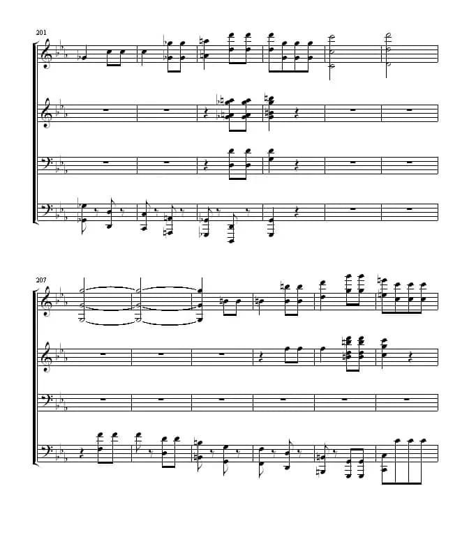 命运交响曲（四手联弹）