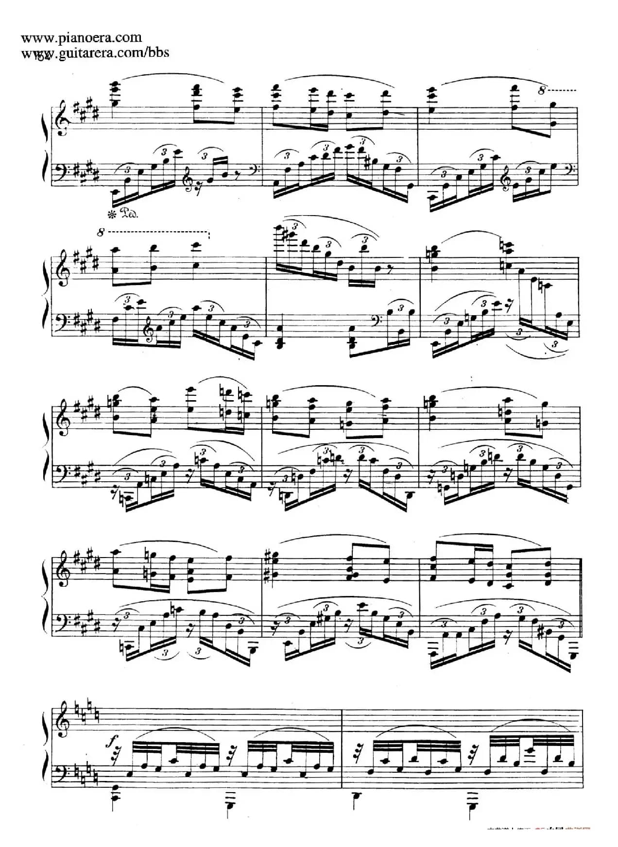 Allegro de Concierto（升C大调音乐会快板）