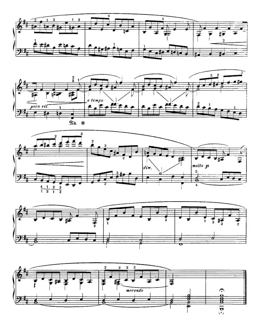 20 Petites Etudes, Op.91（20首小型练习曲）（8）