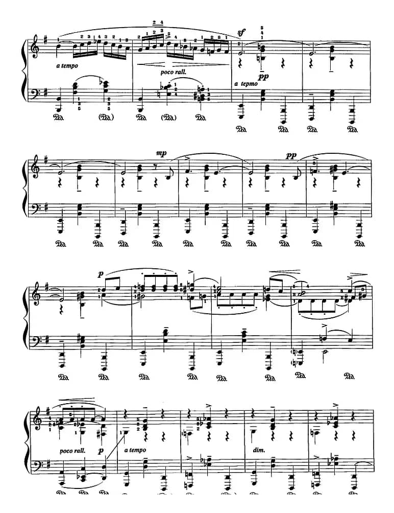 现代钢琴曲：1、夜曲风格的探戈