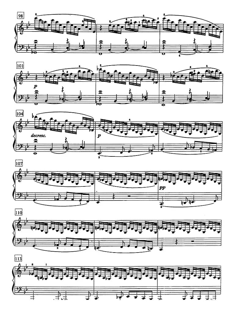 钢琴教程第七级 大型乐曲（降B大调奏鸣曲 Op.22 第一乐章）