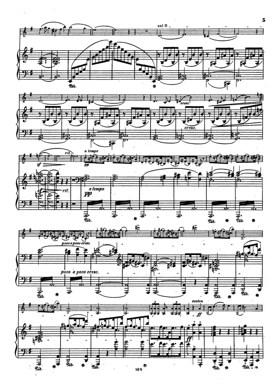 VIOLIN SONATA No.2 in G major（G大调第二小提琴奏鸣曲）（Ⅰ）（小提琴+钢琴伴奏）