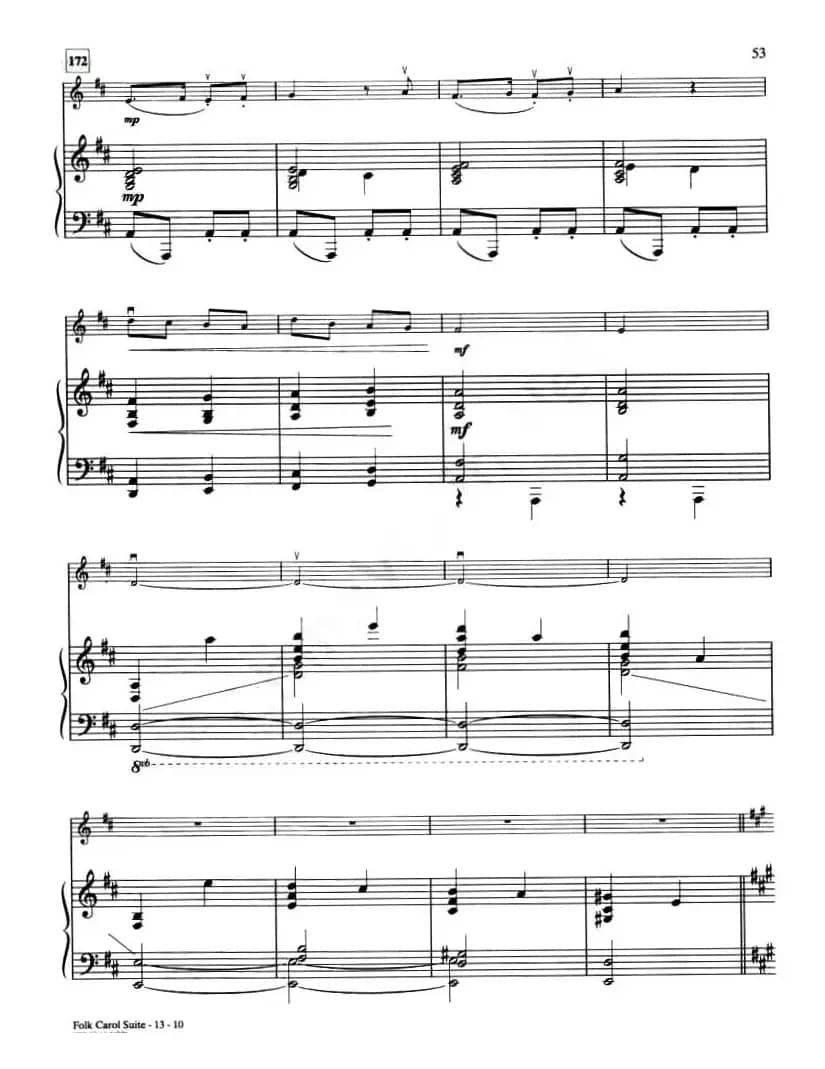 IV.O DU FROHLICHE/ECHO CAROL(钢琴伴奏谱)