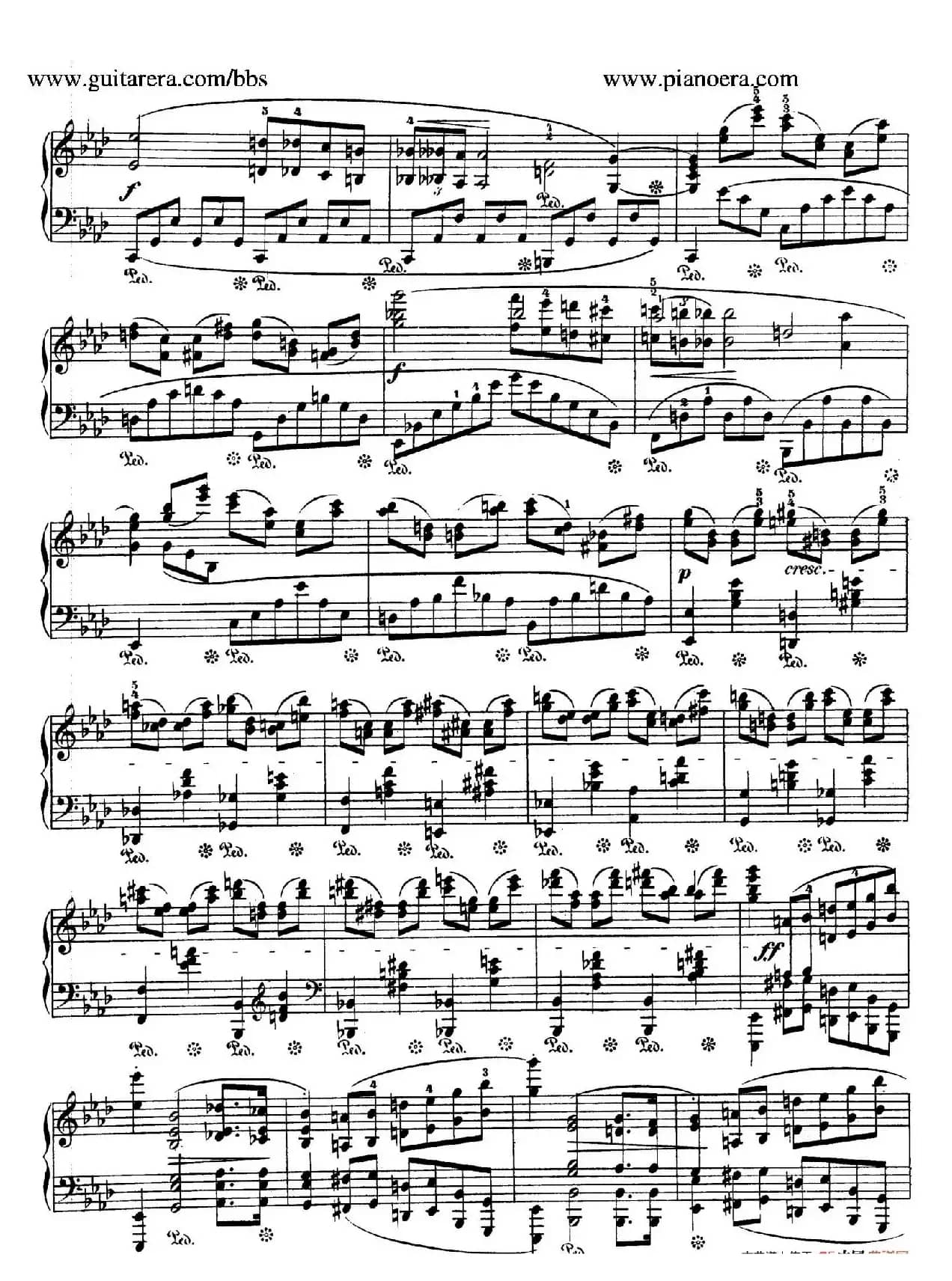 Fantasie in f Minor Op.49（f小调幻想曲）