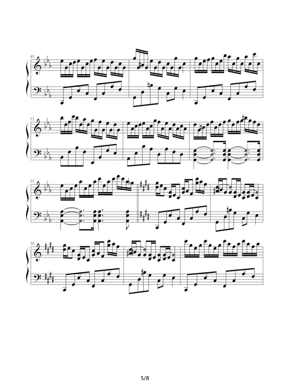 克罗地亚狂想曲（Tonci Huljie 制谱版）