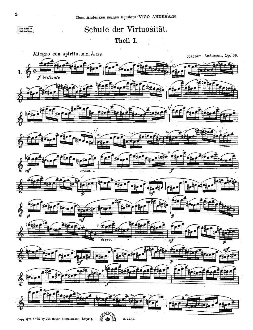 Schule der Virtuosität. Op. 60（1）