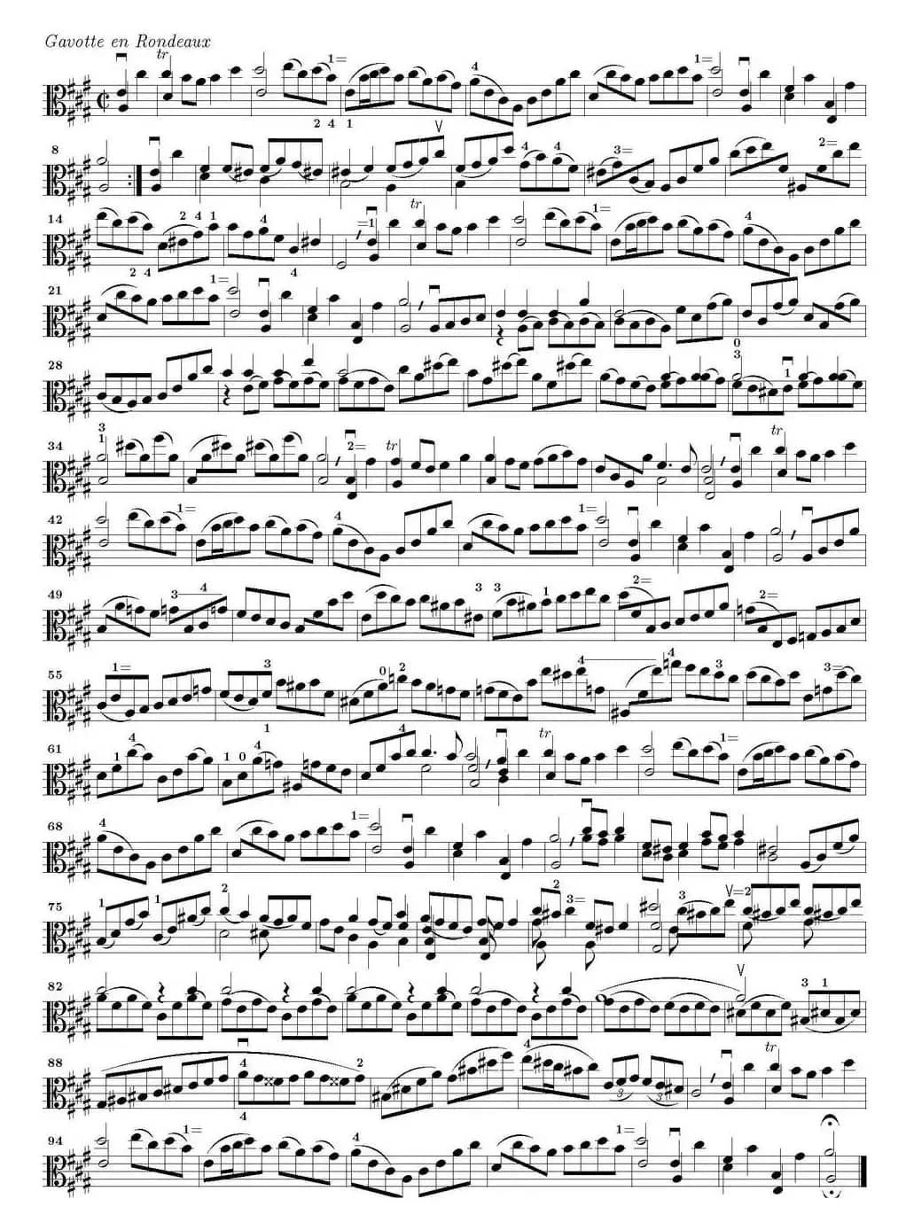 Bach Sonata BWV1006（无伴奏小提琴组曲）
