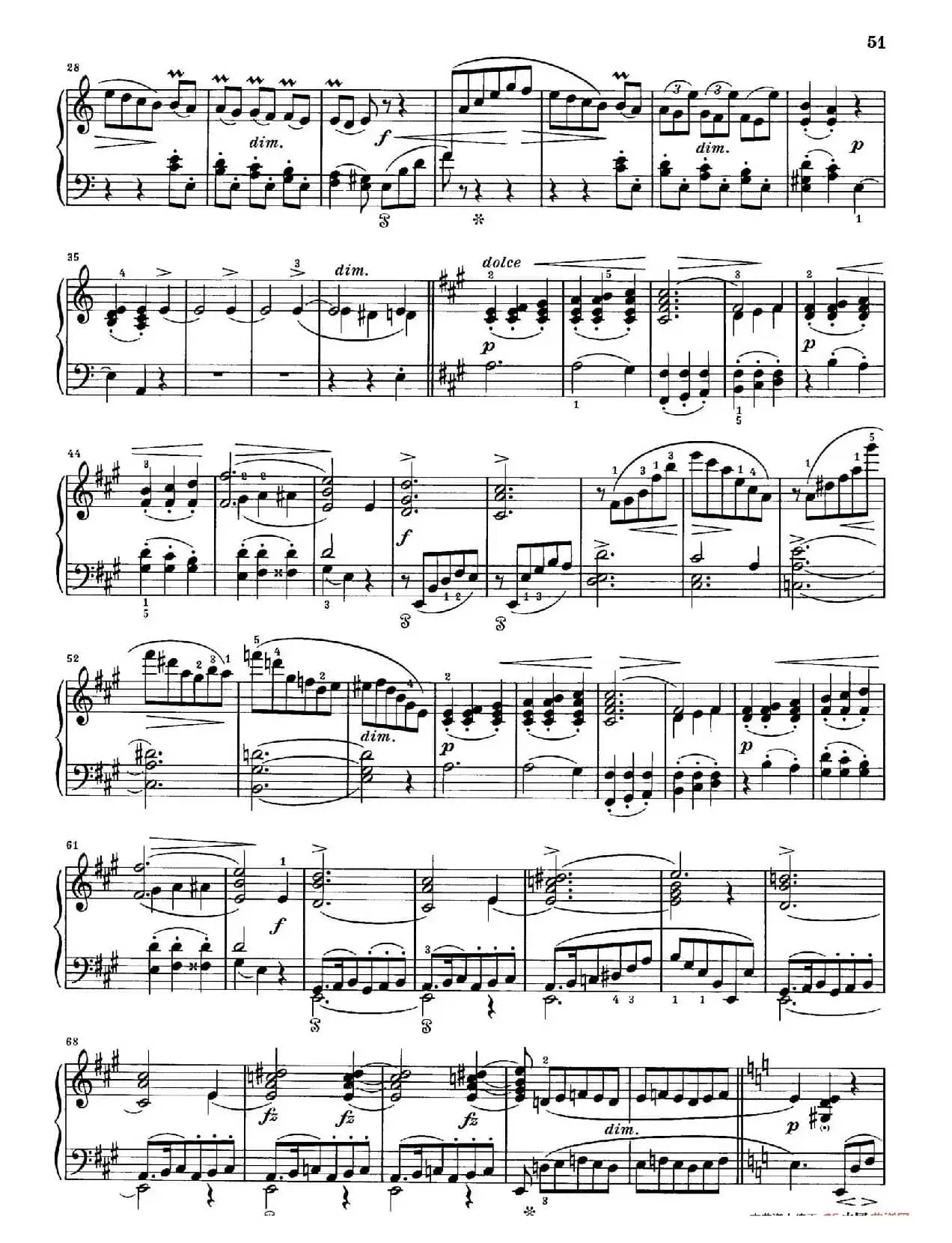 Neue Aquarelle Op.57（新水彩画·1. 幽默曲）