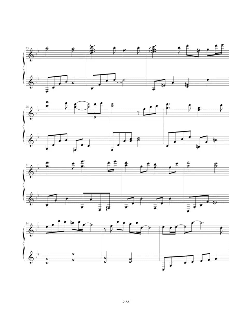 第一次（韩剧《冬日恋歌》插曲）（剑心制谱版）