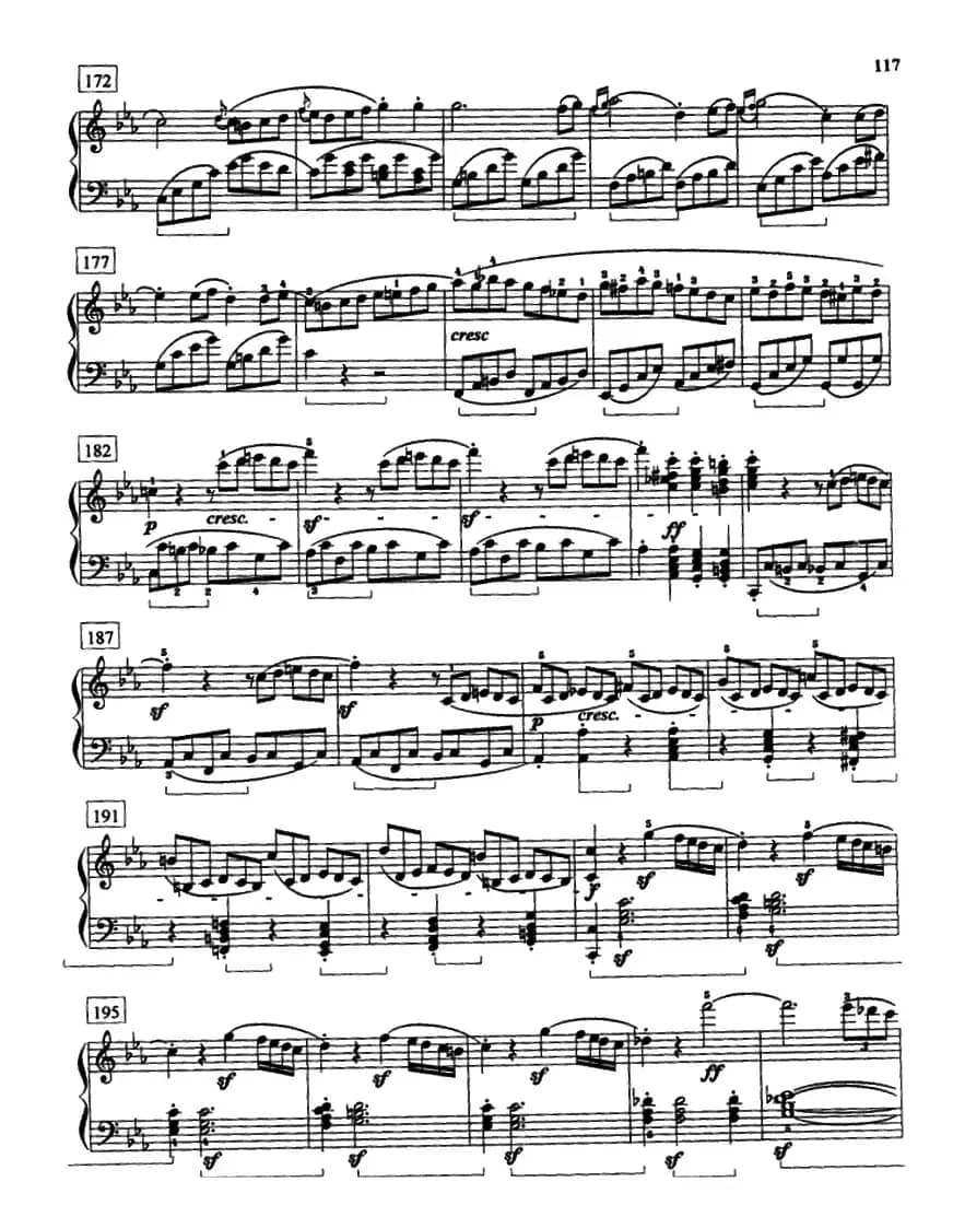 “悲怆”奏鸣曲Op.13（第三乐章）