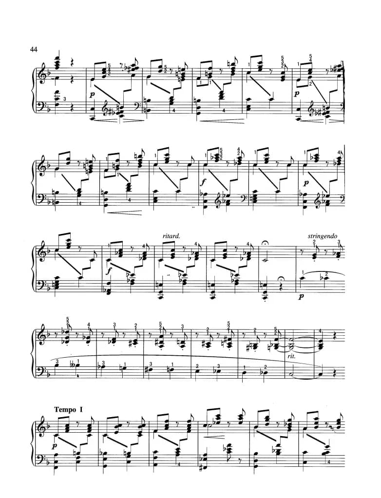 旋律（F大调 鲁宾斯坦作曲版）