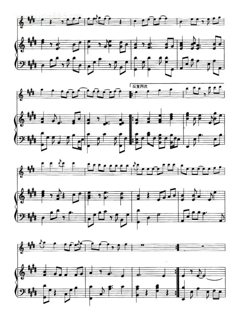 花香（小提琴+钢琴伴奏）