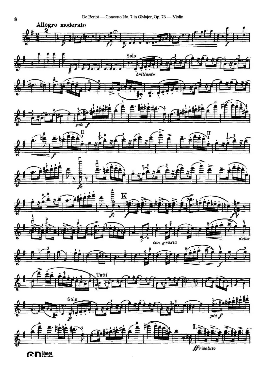 G大调第七协奏曲（Concerto No.7 in G Major）Op.76