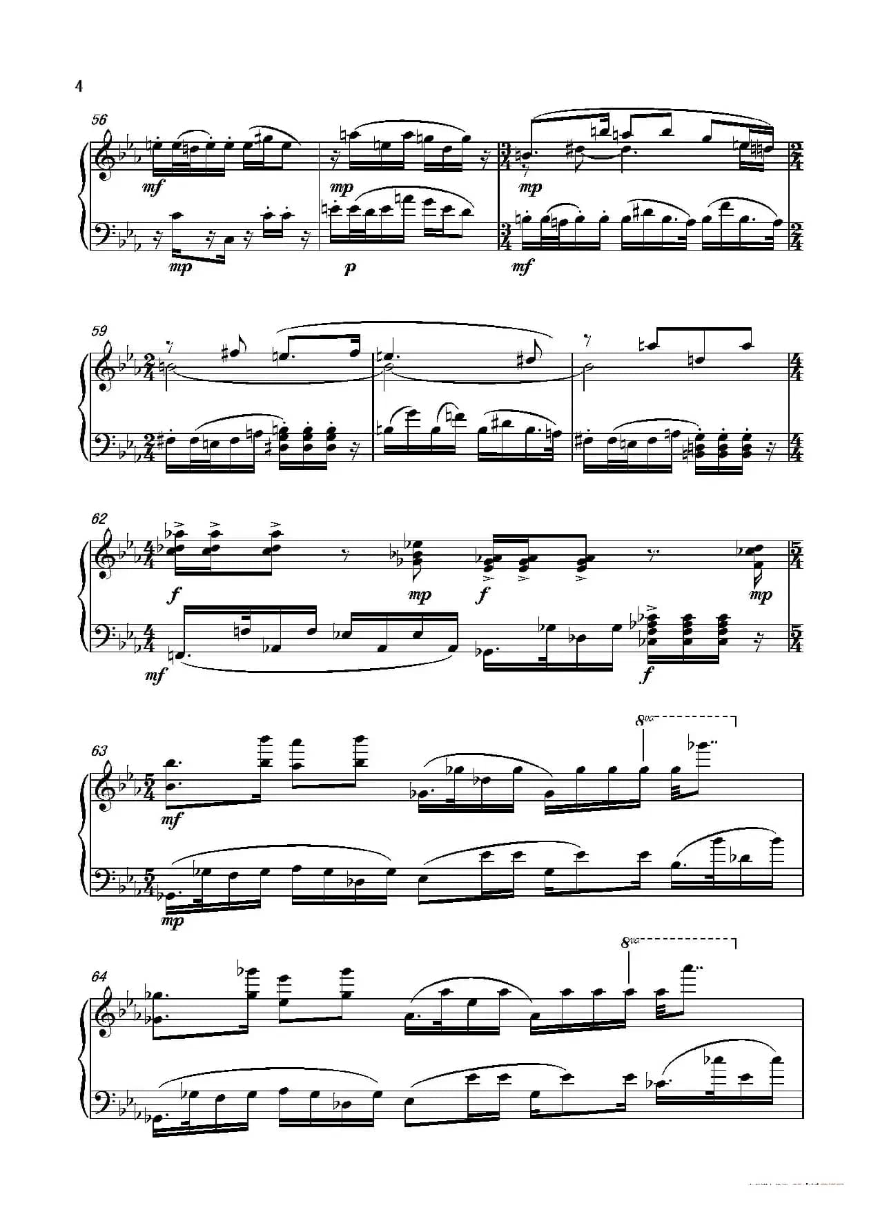 第五钢琴奏鸣曲Piano Sonata No.5