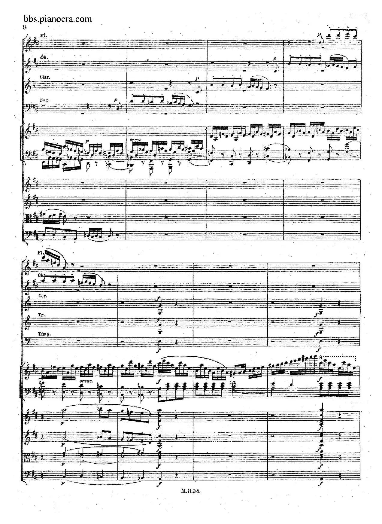 Capriccio Brillante in B Major Op.22（B大调华丽随想曲·钢琴+乐队总谱）