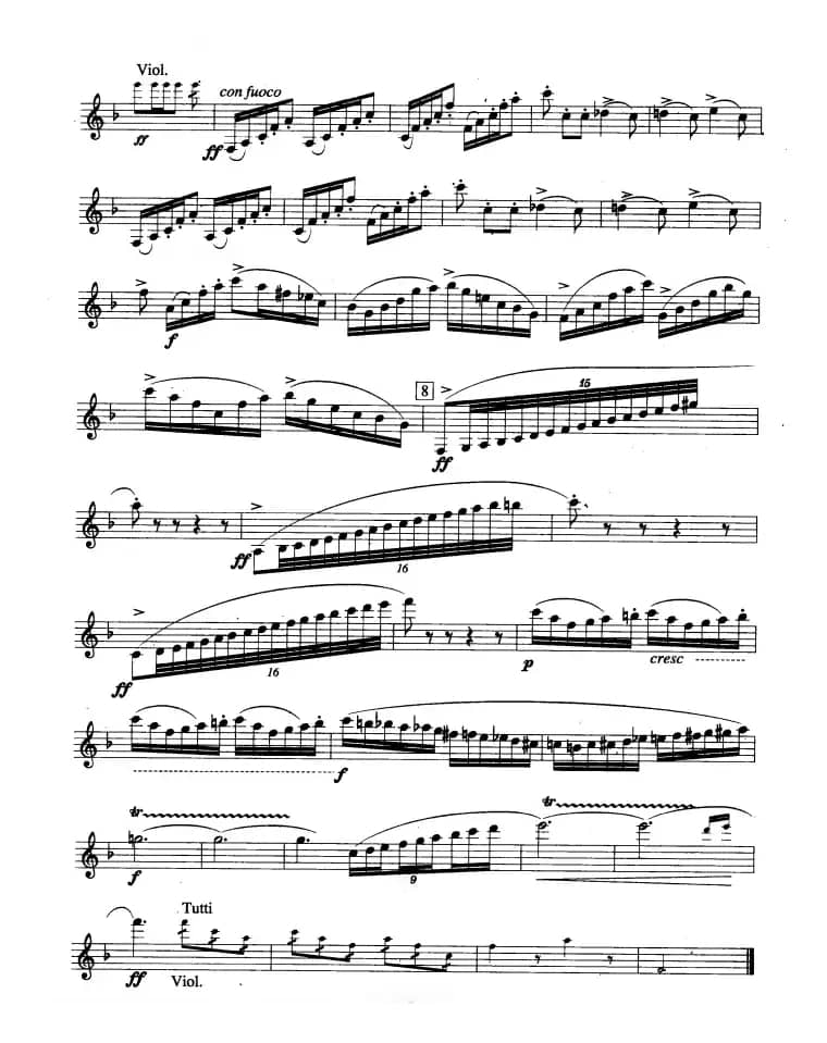 单簧管考级教材·第七级