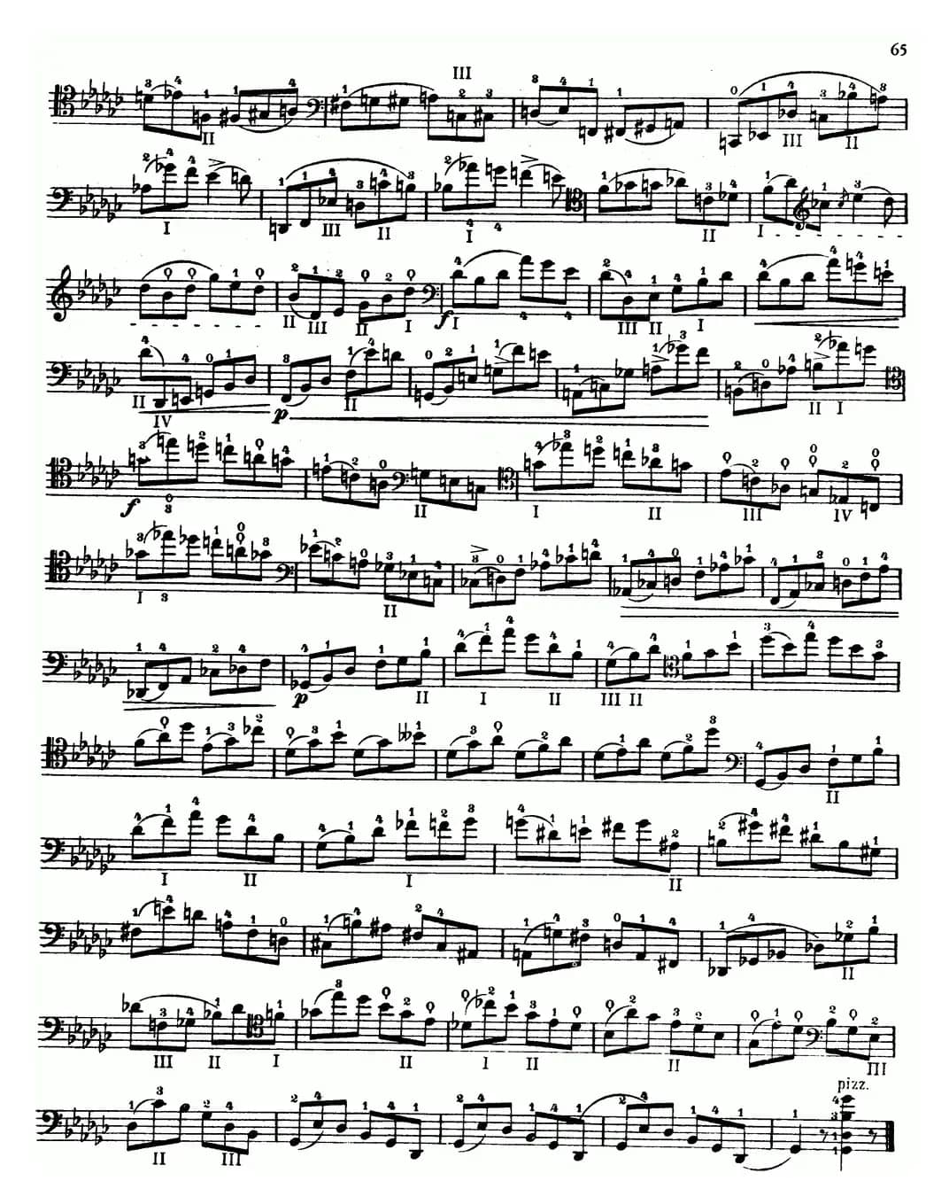 大提琴高级练习曲40首 No.30