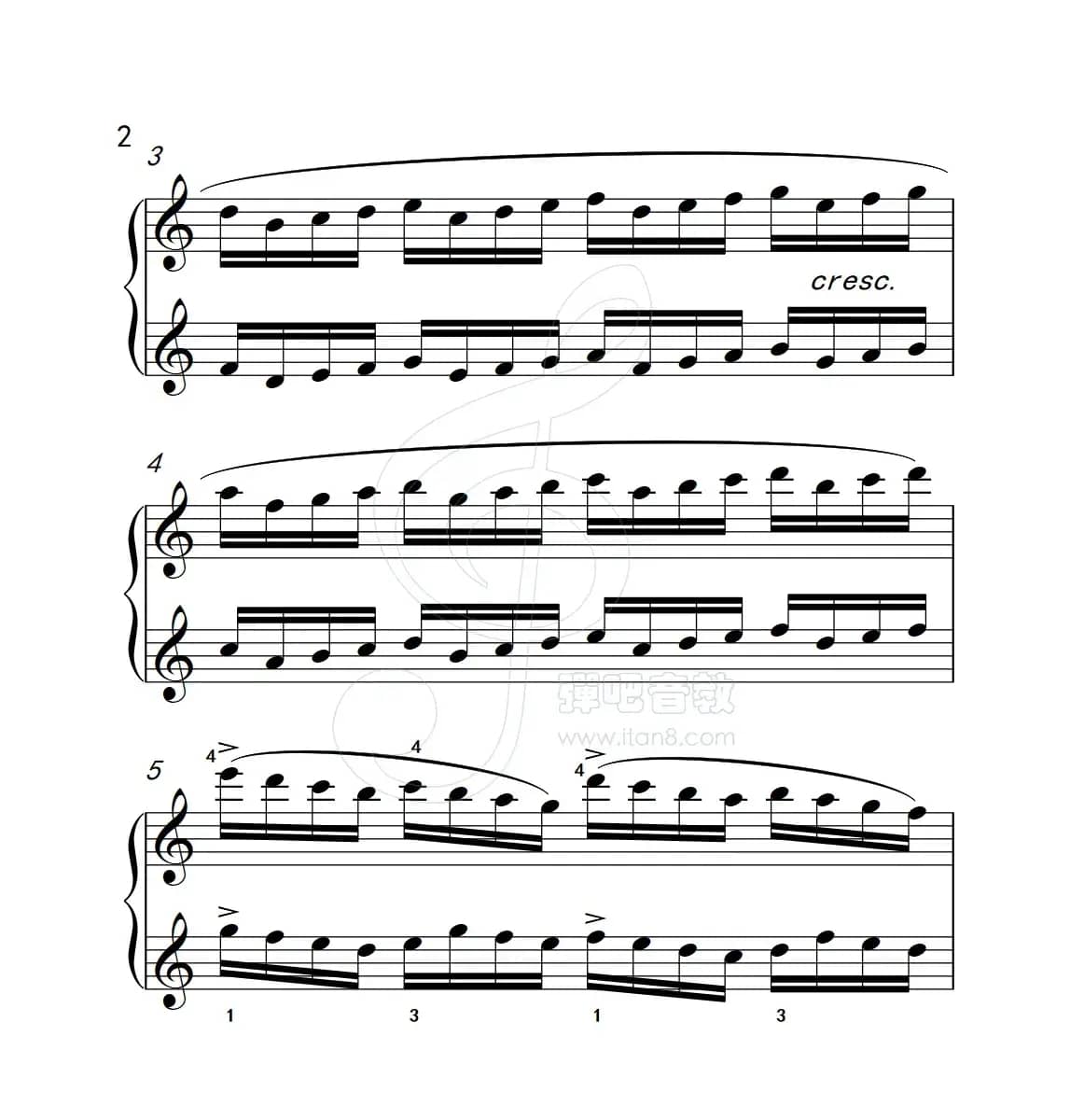 练习曲 1（克拉莫钢琴练习曲60首）