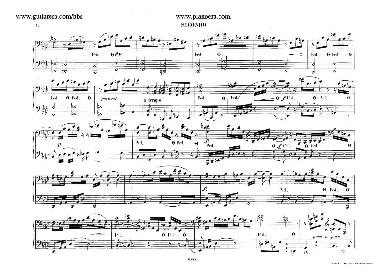 Piano Concerto No.2 in f Minor Op.21（f小调第二钢琴协奏曲·四手联弹版）