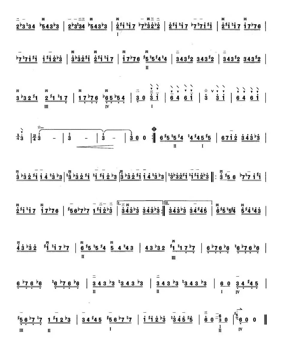 柳琴考级曲目九级：野蜂飞舞