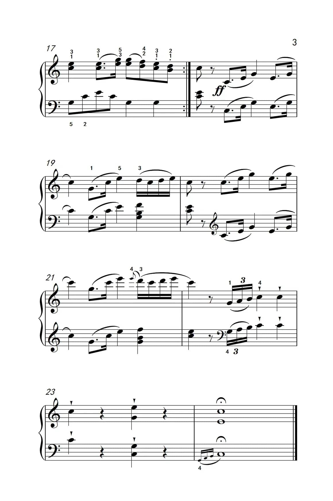 咏叹调（老年大学 钢琴教程 3）