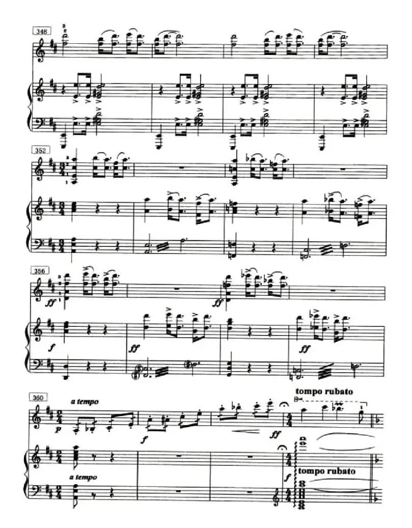 鼓声（小提琴+钢琴）