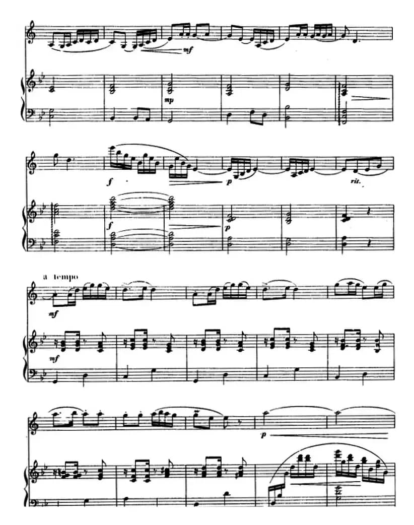 回旋曲 （单簧管+钢琴伴奏）