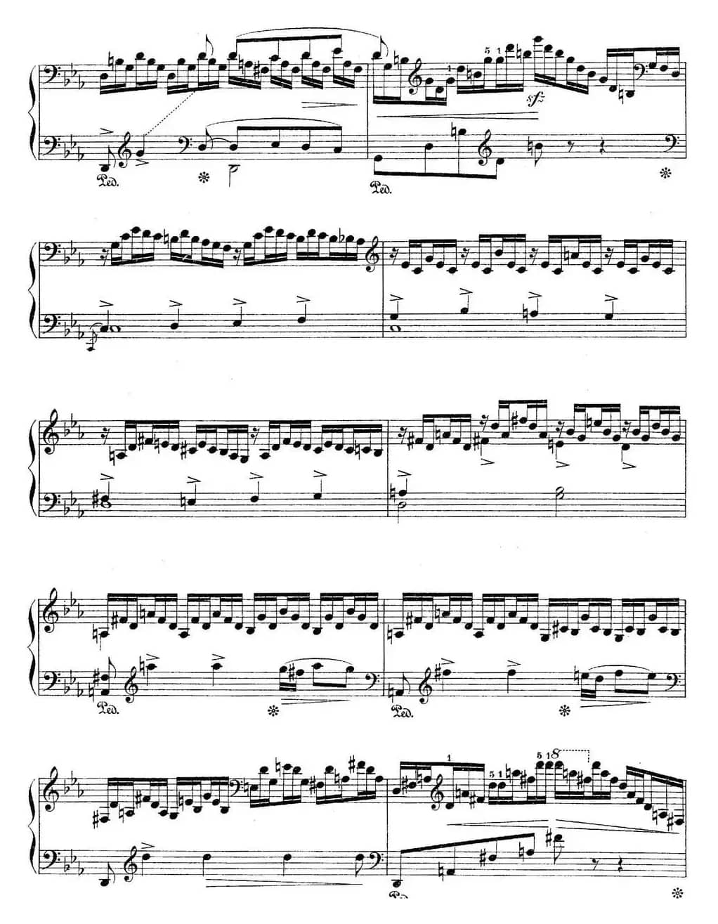 莫什科夫斯基-幻想小品集Op.52（Ⅴ）