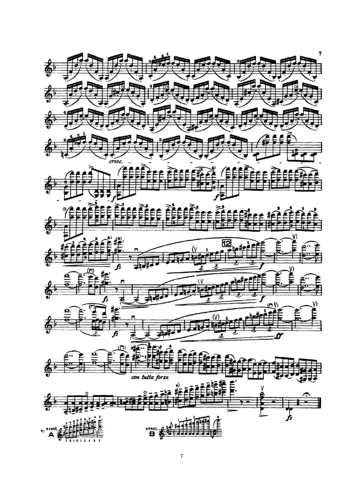 Concerto in D Minor Op.47（小提琴分谱）