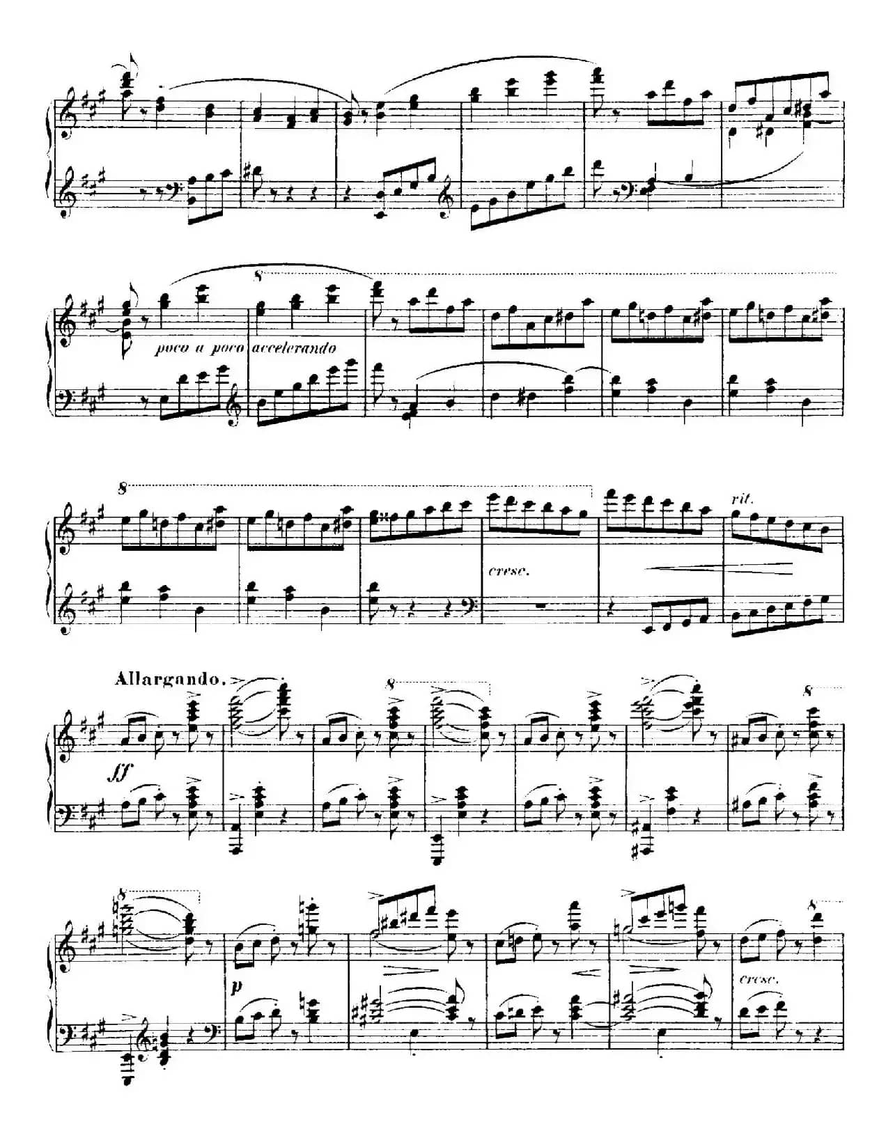 4 Valses Caprice（4首随想圆舞曲）（No. 1 in A）