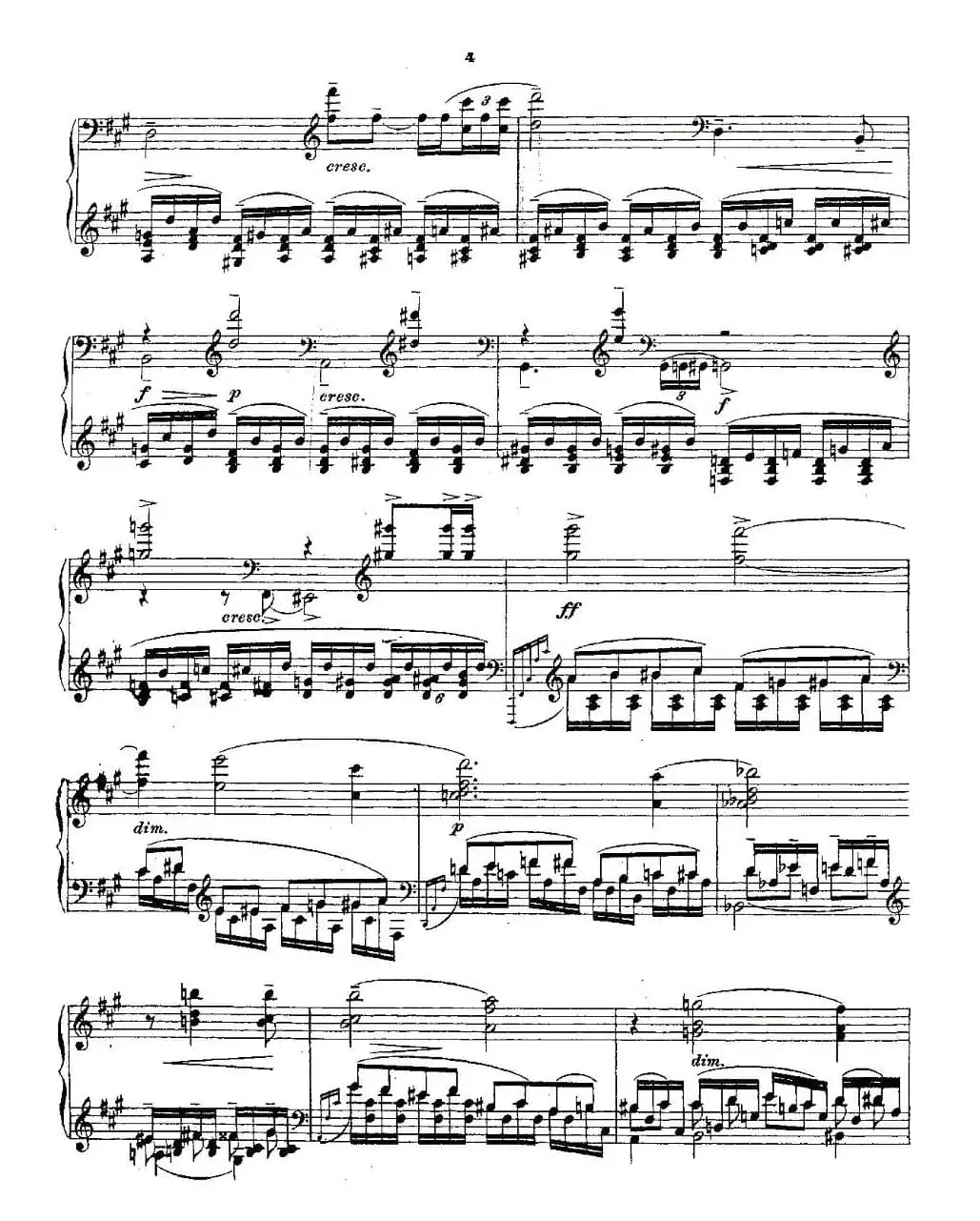 10首《前奏曲》之一（Rachmaninoff  10 Preludes, Op.23 ）