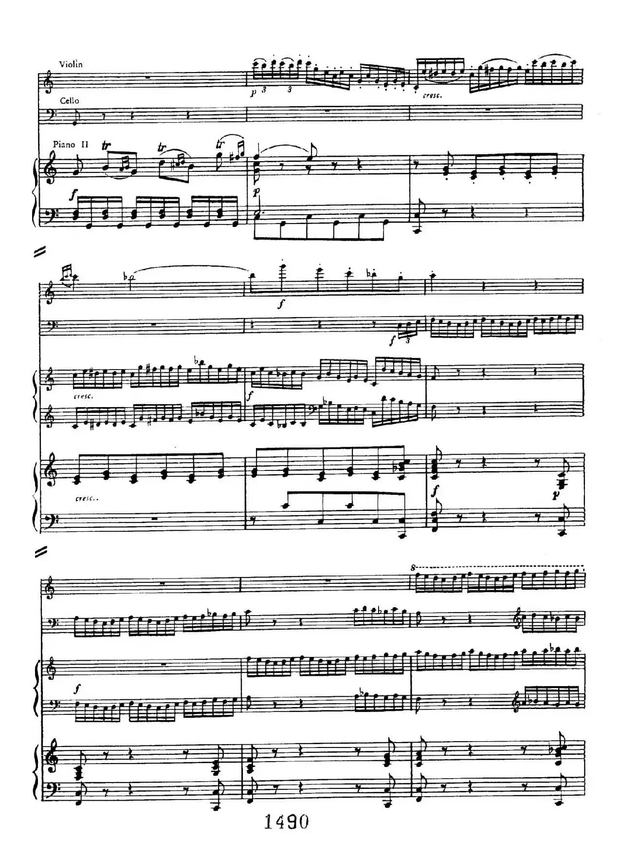 Triple Concerto in C Major Op.56(C大调三重协奏曲·双钢琴·Ⅲ)