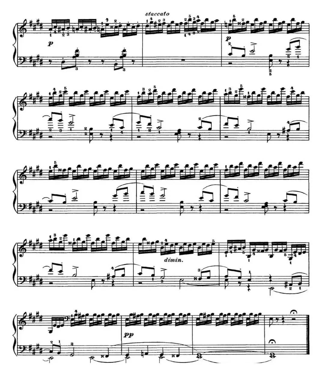 柴可夫斯基 四季 11月 在马车上 E大调 Troika E major