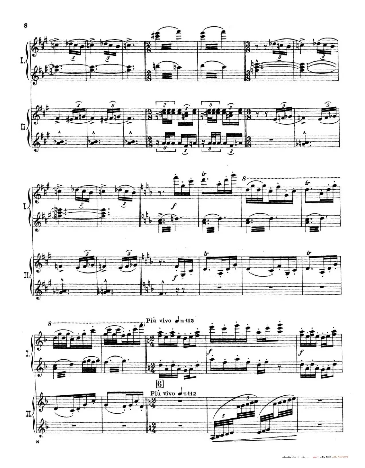 The Pines of Rome(交响诗《罗马的松树》·双钢琴)(第一部分:博尔盖塞别墅的松树)