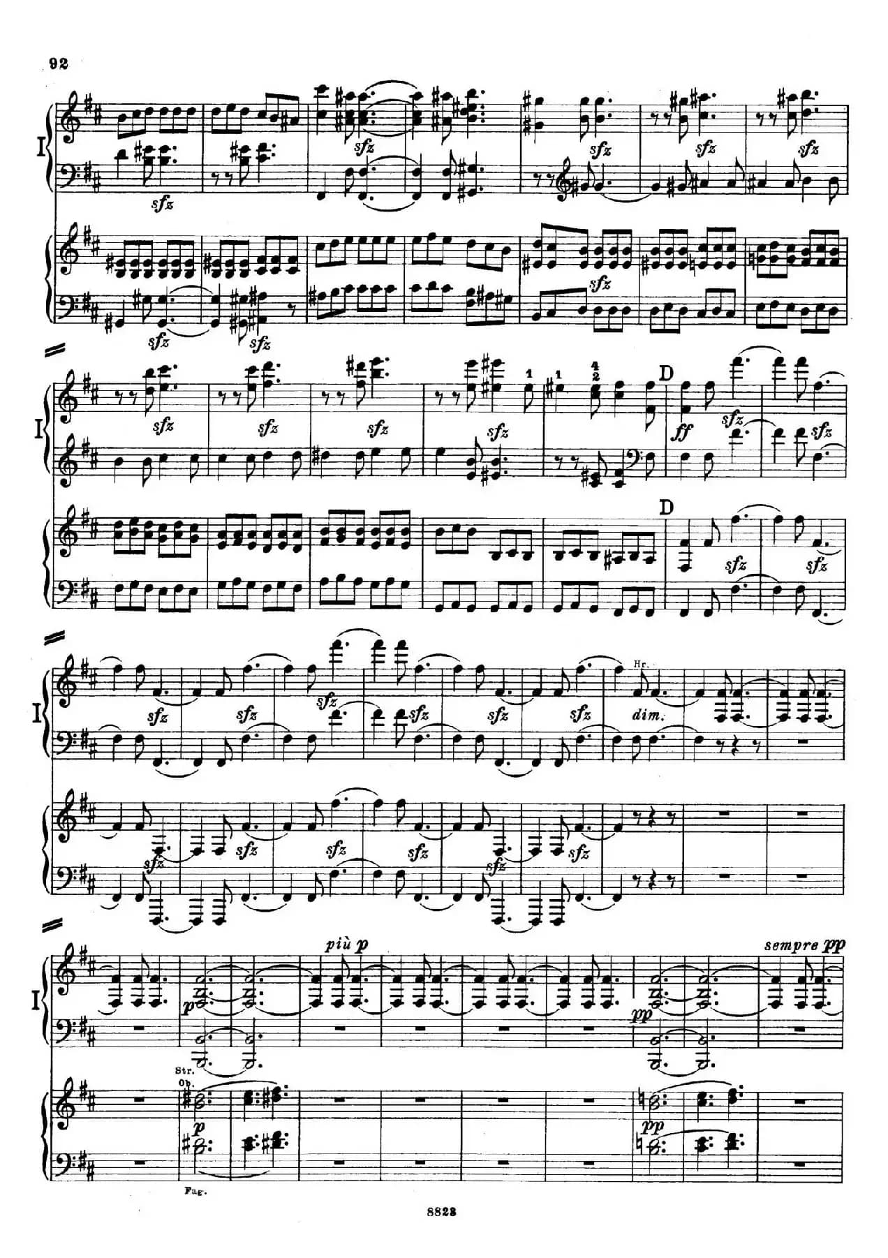 d小调第九交响曲 Op.125（双钢琴P83——92）