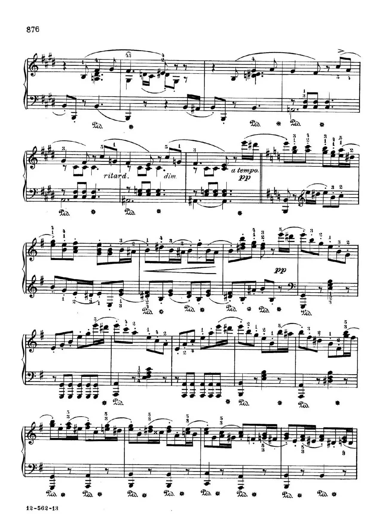 Rondo Capriccioso Op.14（随想回旋曲）