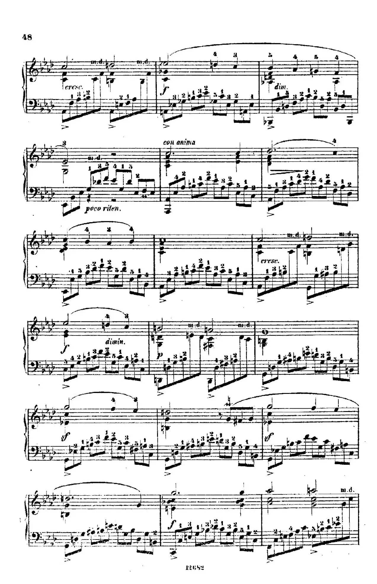 Douze Etudes de Salon Op.5（12首沙龙练习曲·10）