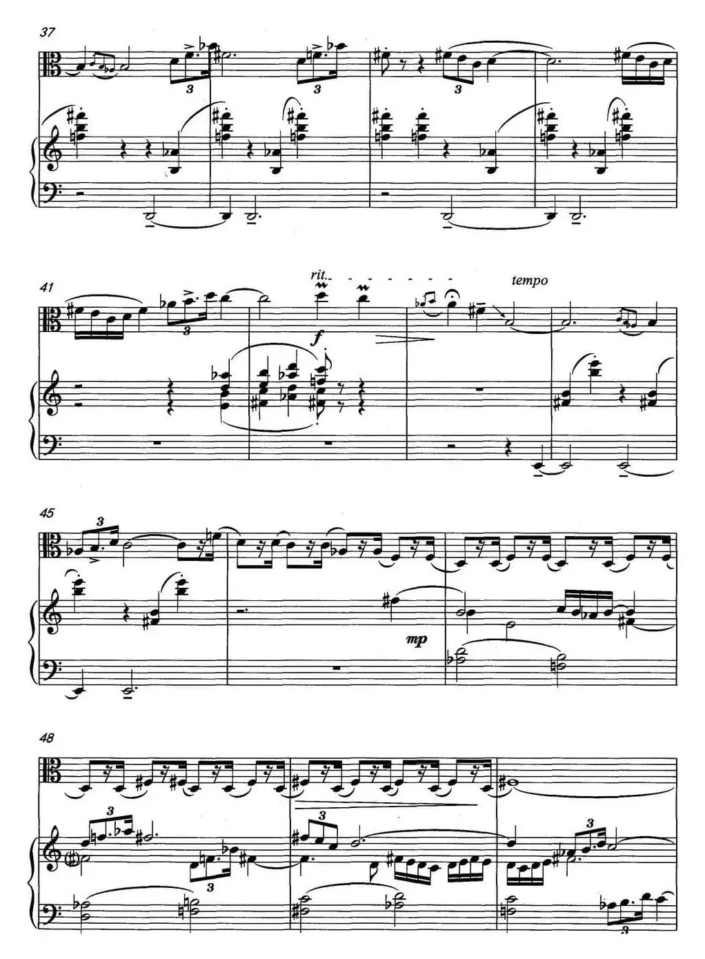 幻想曲（中提琴与钢琴、罗毅作曲版）