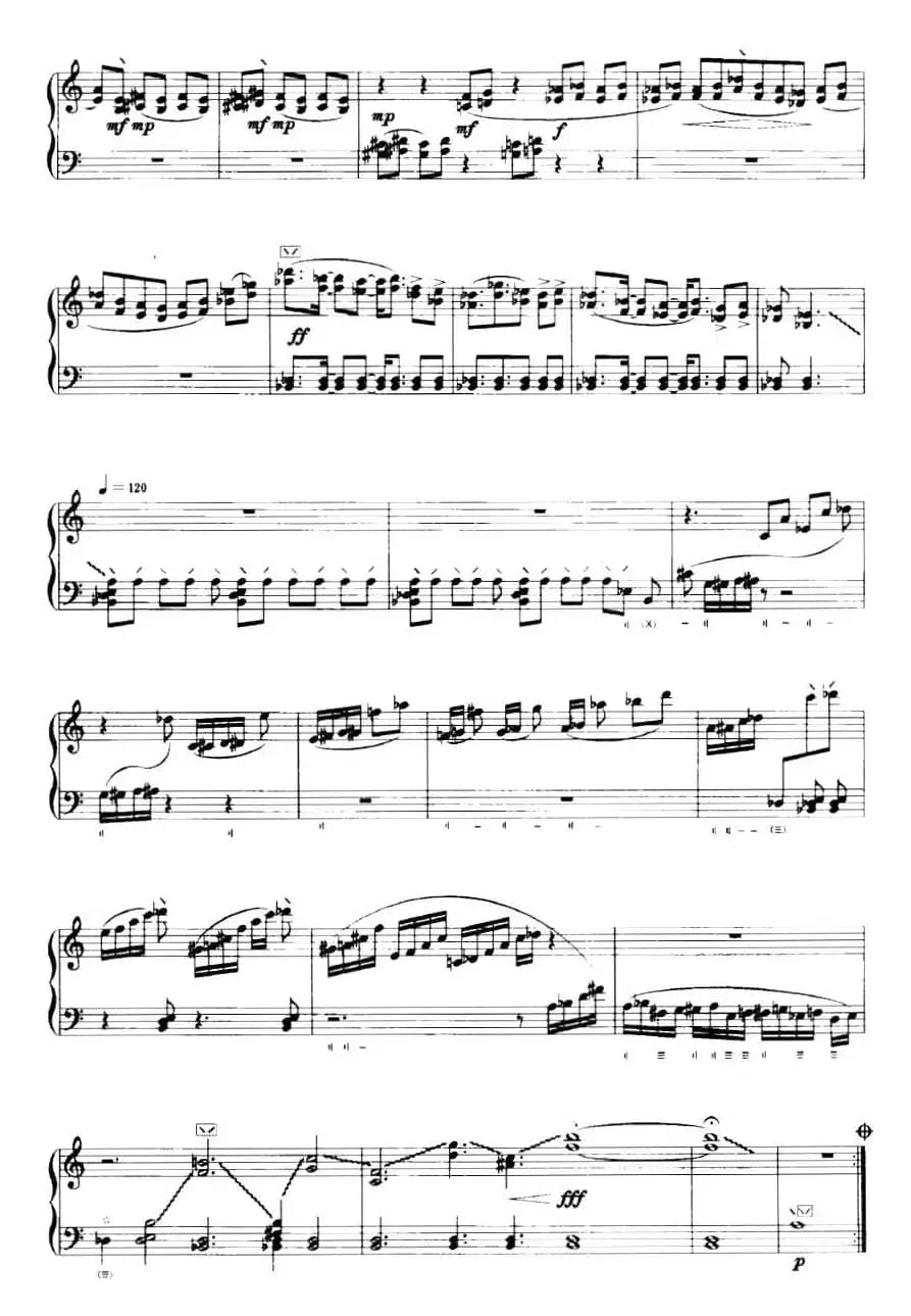 荼蘼（五线谱）