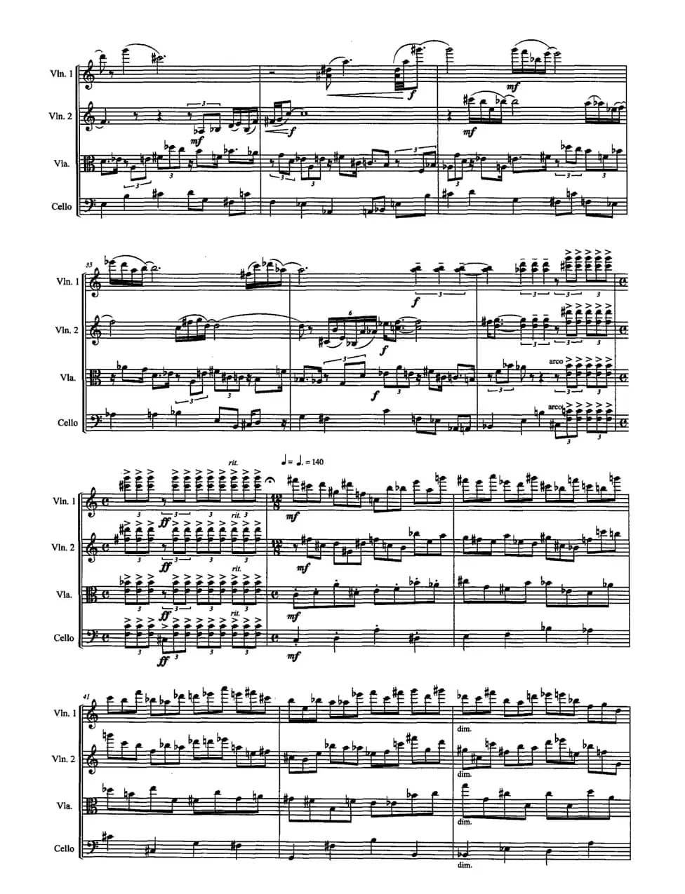 琴趣（弦乐四重奏）