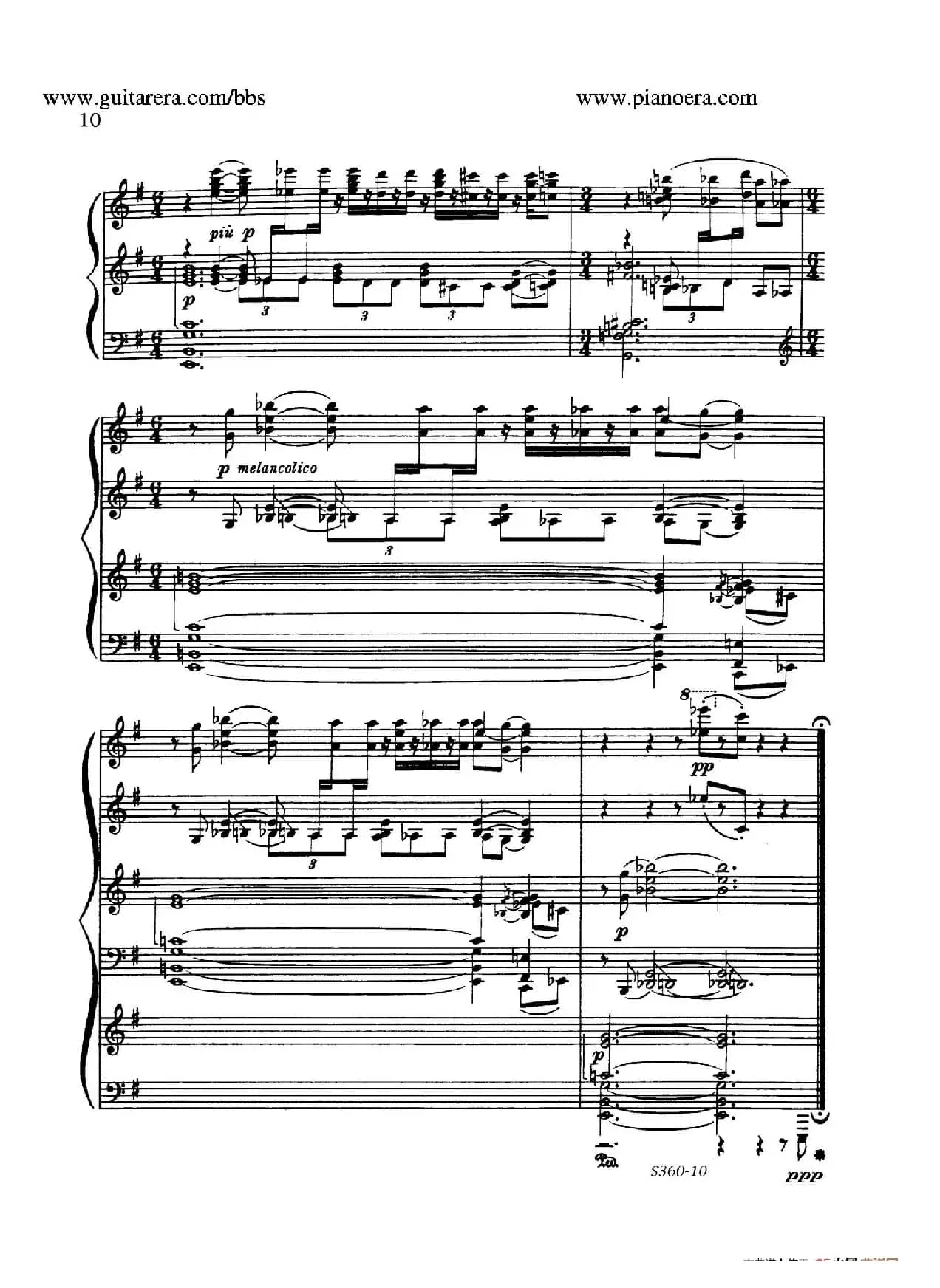 Fourth Piano Sonata S.360（第四钢琴奏鸣曲）