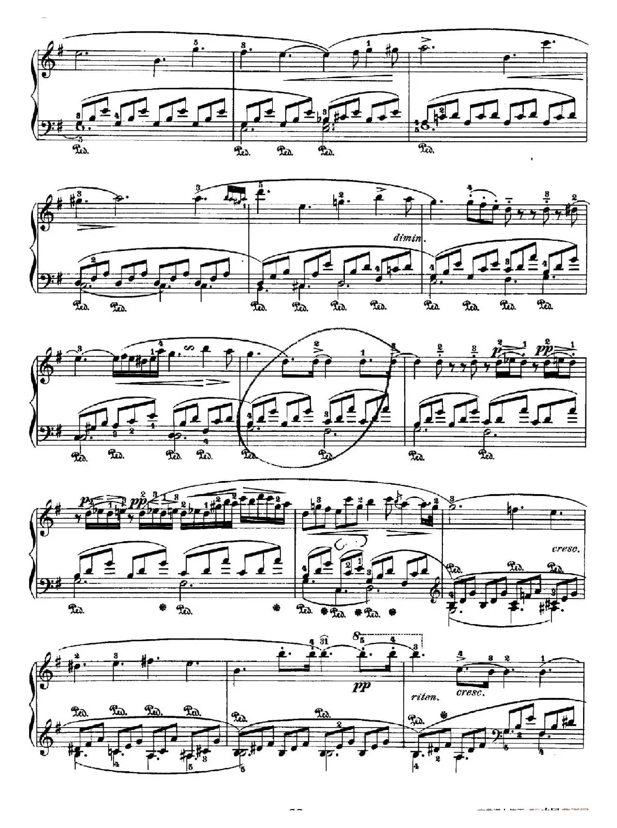 Nocturne No.10 in e Minor（e小调第十号夜曲）