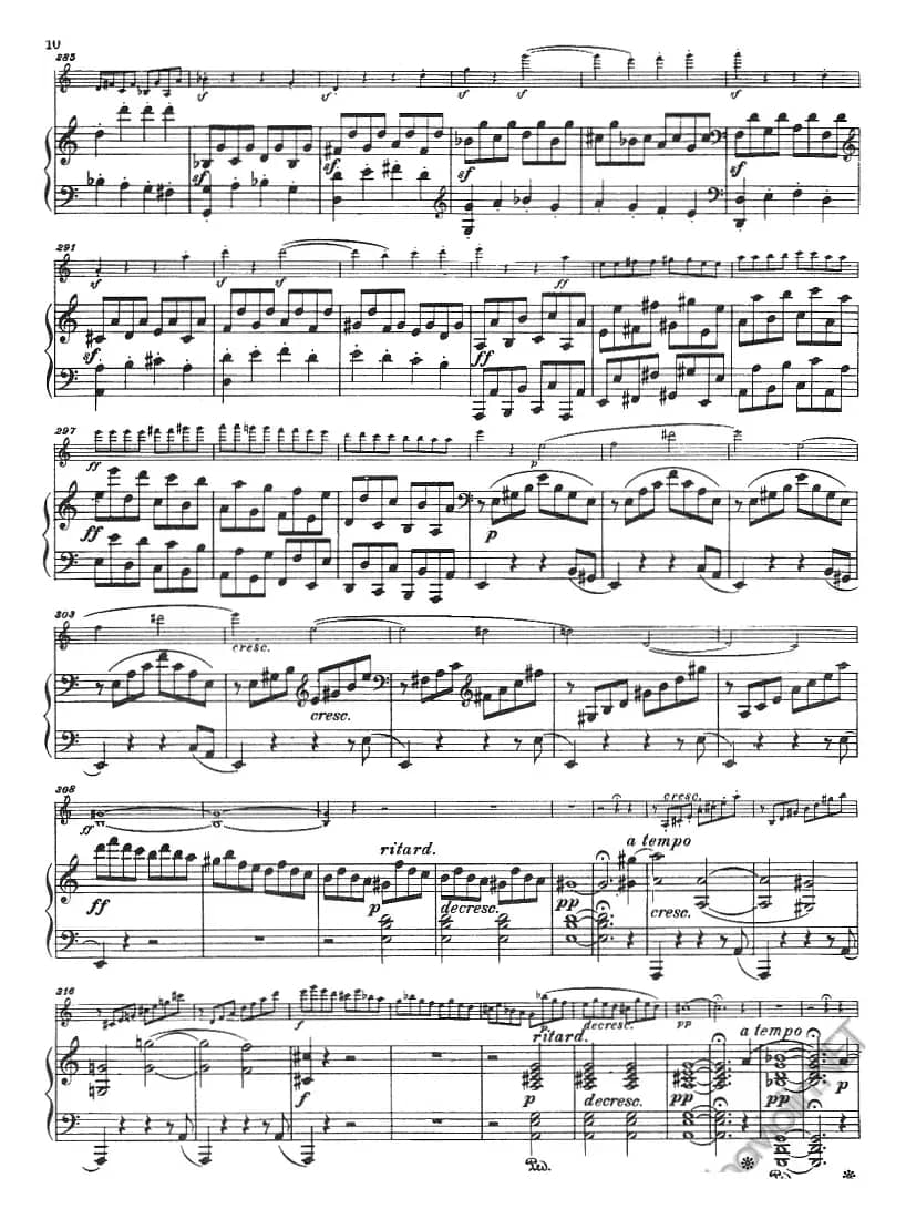 献给好友鲁道尔夫·克鲁采：奏鸣曲（A大调、小提琴+钢琴伴奏）