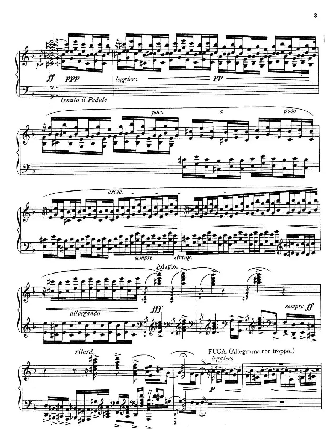 d小调托卡塔与赋格（BWV 565·马克斯·雷格改编版）