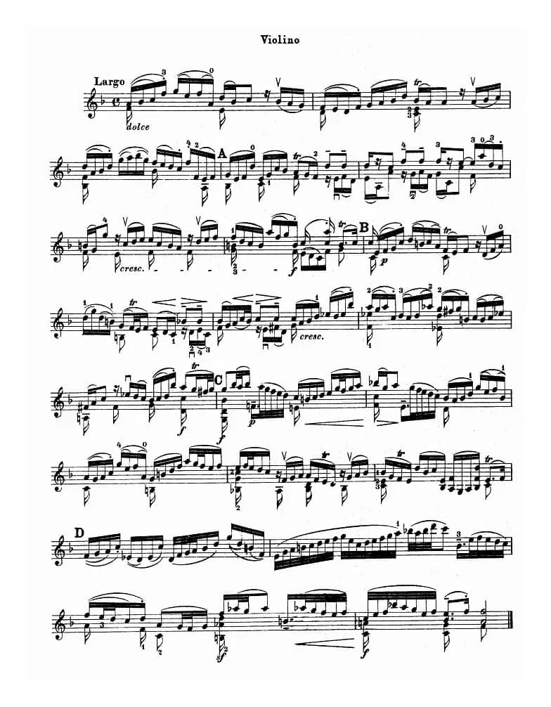 巴赫小提琴协奏曲（三）