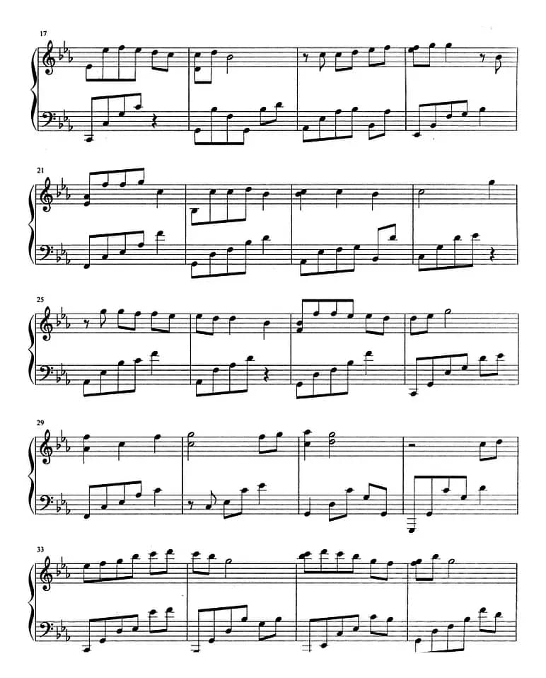 流行歌曲改编的钢琴曲：小小