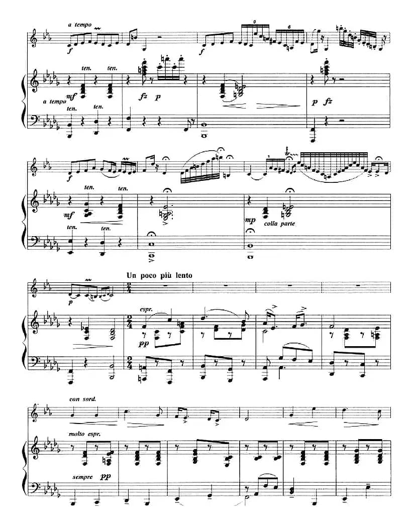 吉卜赛之歌（小号+钢琴伴奏）