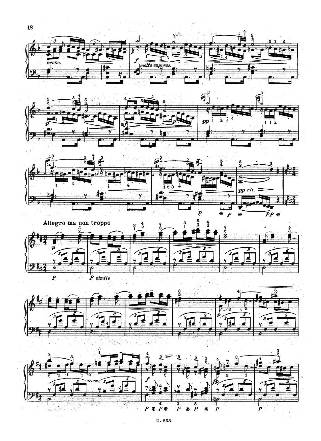 Six Piano Pieces Op.7（6首钢琴小品·Ⅴ）